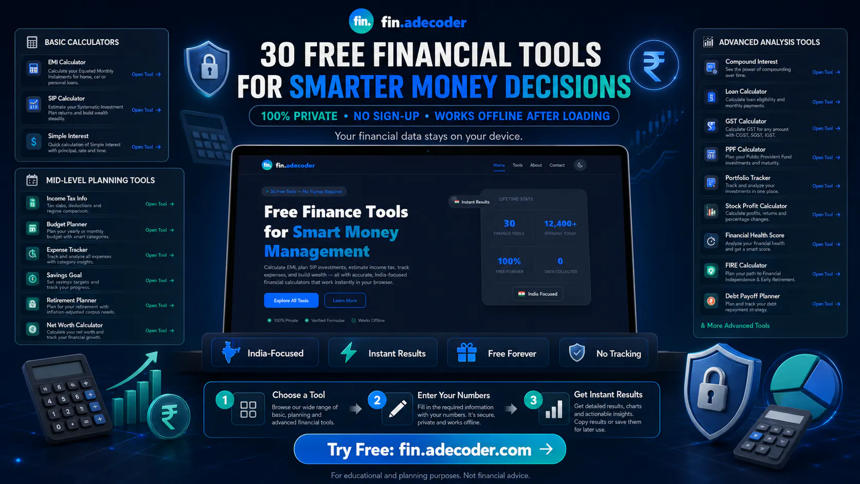 Finance Adecoder interface